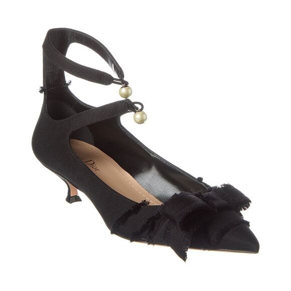 Dior Adiorable Grosgrain Pump, Black - Picture 1 of 5